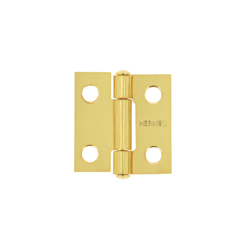 Bisagra De Acero Rectangular Latonado 1" 43192 Hermex
